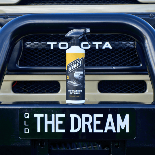 salt shift show and shine detailer product being shocased